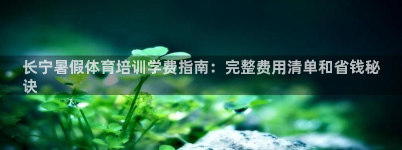 耀世集团商业联盟罗文斌主任：长宁暑假体育培训学费指南