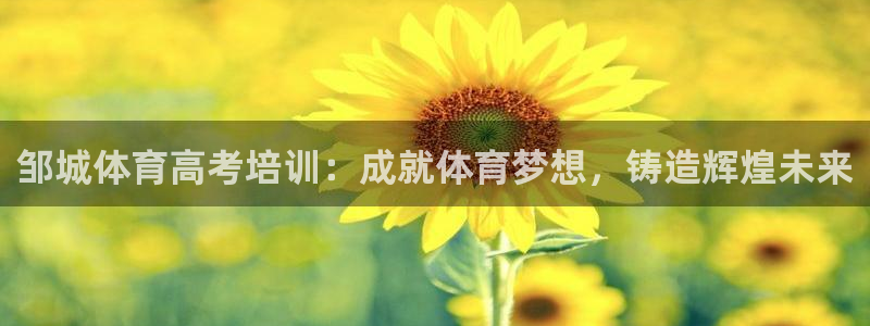 耀世开业：邹城体育高考培训：成就体育梦想，铸造辉煌未