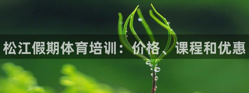 耀世娱乐提款机怎么用：松江假期体育培训：价格、课程和