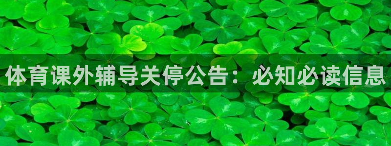 耀世国际平台正规吗可靠吗：体育课外辅导关停公告：必知