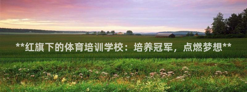 耀世娱乐注册开户要多久：**红旗下的体育培训学校：培