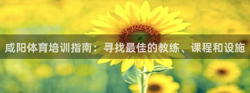 耀世娱乐下载最新版本安装包：咸阳体育培训指南：寻找最