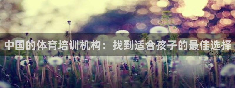 耀世天下的网名是什么意思啊：中国的体育培训机构：找到