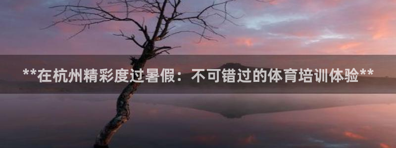 耀世平台开户流程：**在杭州精彩度过暑假：不可错过的