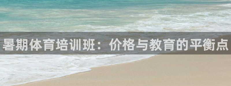耀世集团王总：暑期体育培训班：价格与教育的平衡点