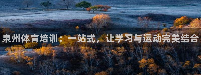 耀世开业：泉州体育培训：一站式，让学习与运动完美结合